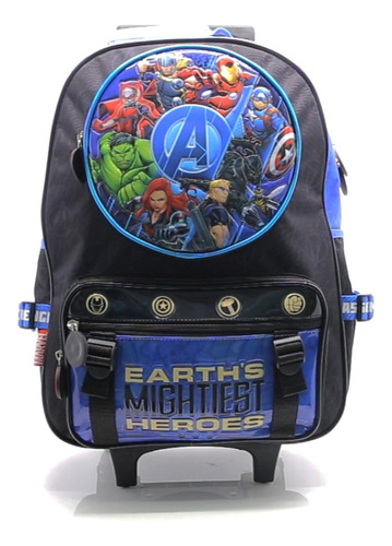 Mochila Avengers Vengadores Con Carro  18 PuLG.  Sp684