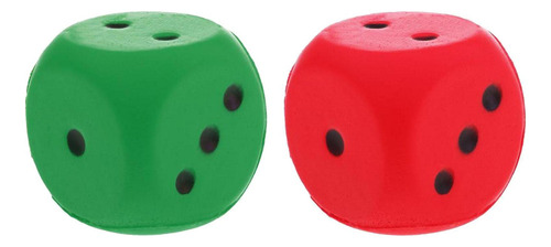 / 2x Esponja Dice Espuma Dot Jogando Dados Para Ensinar