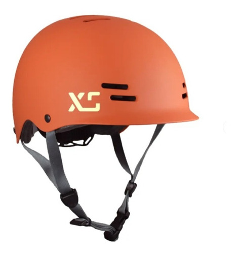 Casco Xs Unified Doble Certificación Skyline Brick Red Cpsc