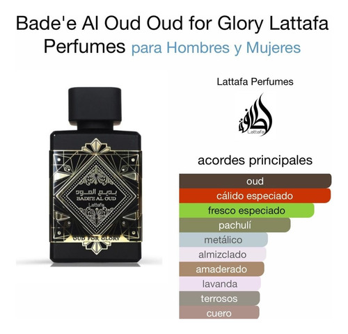 Perfume Lattafa Badee Oud For Glory Edp 100ml Original