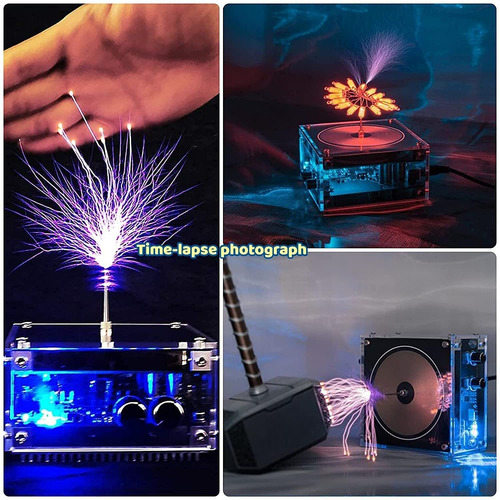 Imagen 4 de 9 de Joytech Bluetooth Music Tesla Coil Arc Altavoz Plasma...