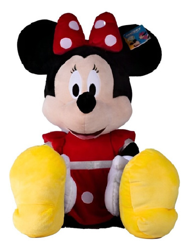 Peluche Minnie Mouse Vesto Rojo 60cm Disney Original 