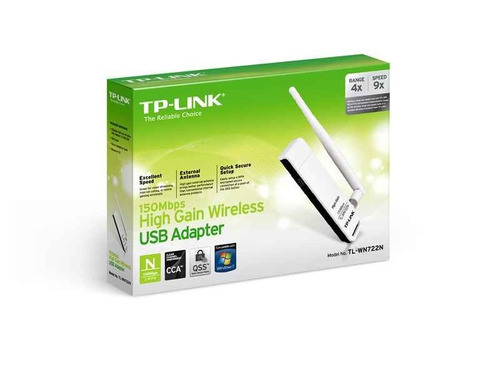 Adaptador Usb Wifi 150mbps Tp-link Tl-wn722n Noaweb
