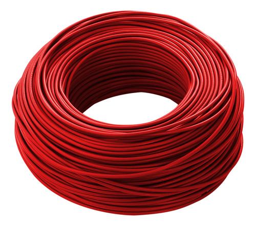 Cable Thn-awg N12 600 V/rojo (rollo 100 M) Cresmar