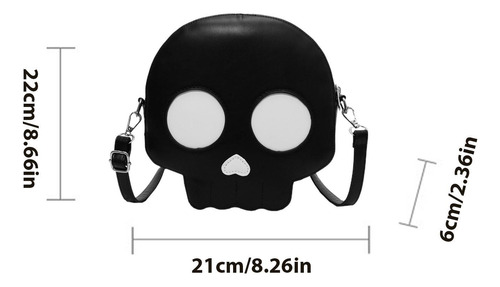 Bolsa De Esqueleto Bolsa De Cabeza De Calavera Bolso Bandole