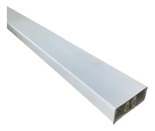 Kit 6mts Canaleta 3 Divisórias 50x20 Cabos Dupla Face Branco