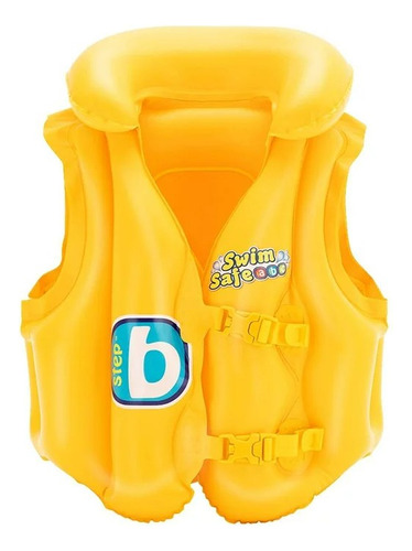 Chaleco Salvavidas Inflable Amarillo 3-6 Años Bestway 32034