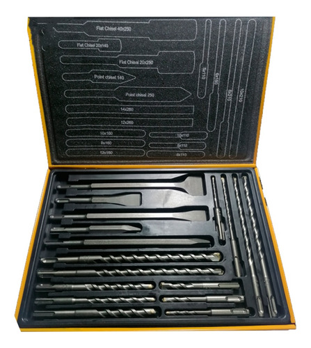 Set Mechas Para Martillo De 17 Piezas Hoteche 531009