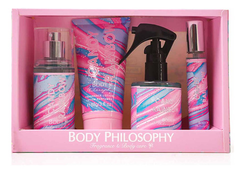 Kit Regalo 4 En 1 Splash Escarchado Body Philosophy