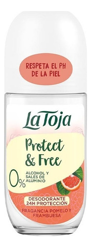 La Toja Desodorante Fragancia Pomelo Y Frambuesa Roll-on50ml