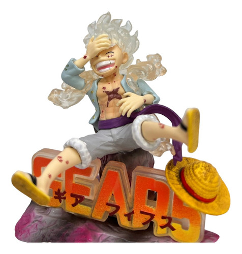 Mini Figura Luffy Gear 5 Nika - One Piece