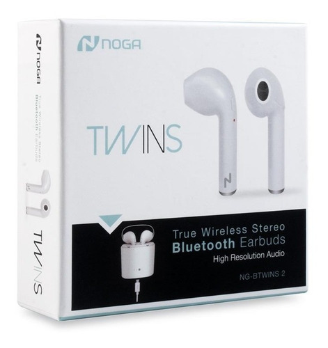 Auriculares In Ear Bluetooth Noga Twins 2 Tws Manos Libres