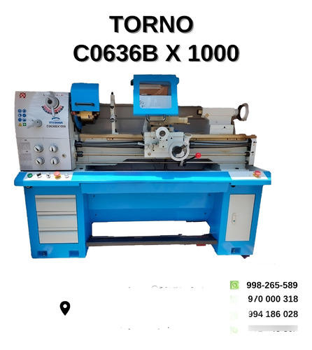 Torno Cnc Jhutools C0636bx100
