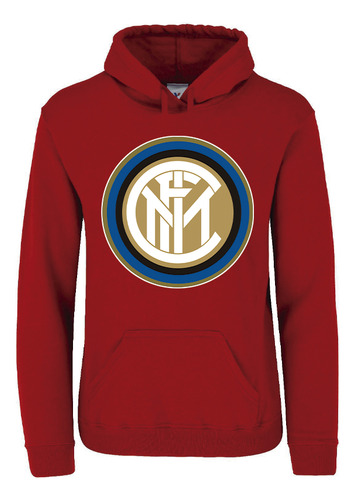 Sudadera Roja Capucha Unisex Inter De Milan P090