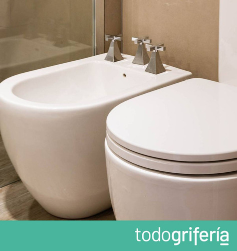 Bidet Ferrum Fontana 3 Agujeros Blanco Boa3j-b