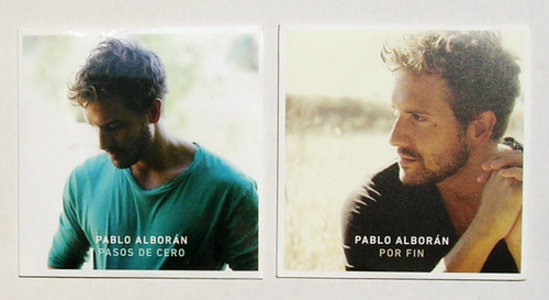Pablo Alboran Pasos De Cero Y Por Fin, 2 Cd's Singles, 2x1 (Usado)