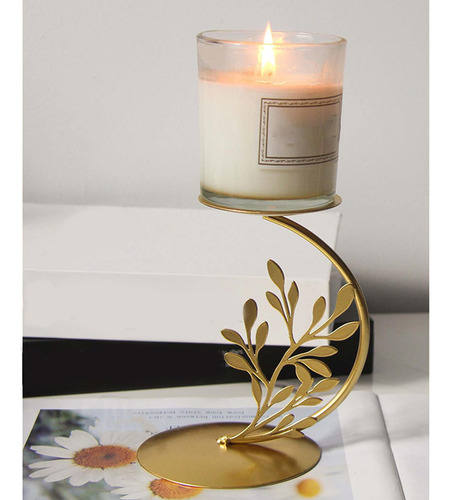 Soporte Para Velas De Oro,romántico Elegante,diseño