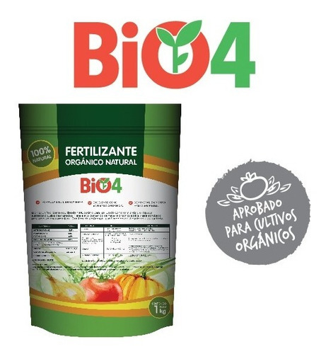 Fertilizante Orgánico Bio4