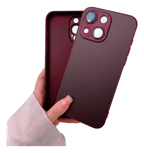 Capinha De Vidro Fosco Compatível Com iPhone 15