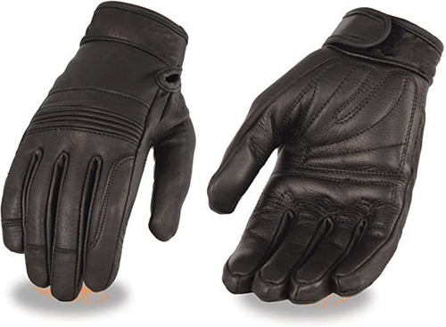 Milwaukee Leather Guantes De Equitación De Cuero Prémium .