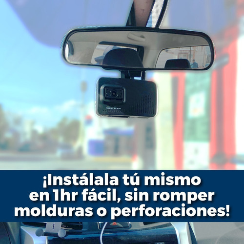 Dashcam Dvr Gps 4g 512gb Doble Camara Cabina Y Camino