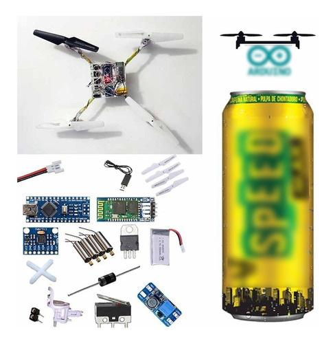 Kit De Drone Casero Arduino Controlado Por Bluetooth