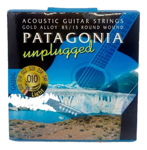 Cuerdas Guitarra Acustica 010 Patagonia Gold Alloy 85/15