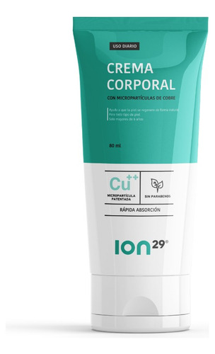 Crema Antiarrugas Con Micropartículas De Cobre Ion29 80ml