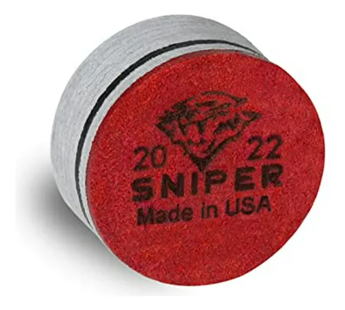Punta De Taco De Billar Laminada Tiger Sniper - 1 Pc - 13 Mm
