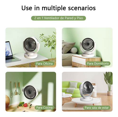 Ventilador Mini De Escritorio Portatil Circulación De Aire