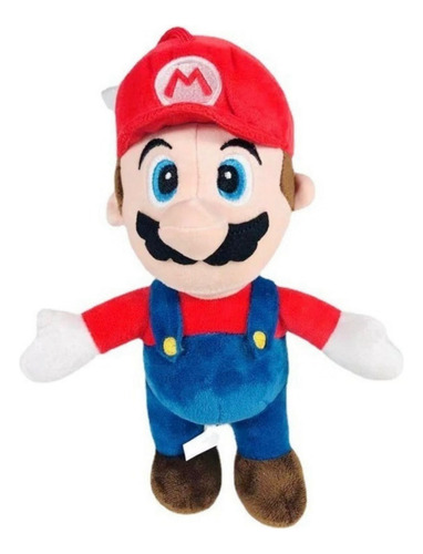 Peluches Super Mario Bross 25 Cms + Carta De Uno Mario