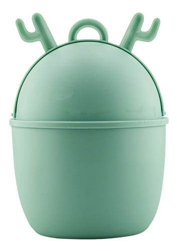 Bote De Basura Miniatura Reno Azul Tapa Pack 4 Pz Best