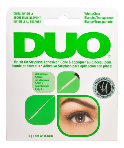 Duo Adhesive Cola Para Cílios 5g C/ Pincel Transparente