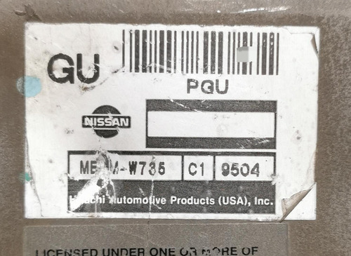 Computadora De Motor Frontier Xterra 2000-2002 3.3l Mecmw735 (Usado)