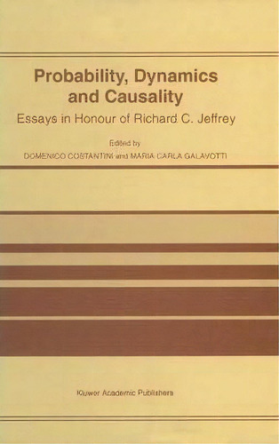 Probability, Dynamics And Causality, De Domenico Costantini. Editorial Springer, Tapa Dura En Inglés