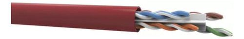 Caixa Cabo De Rede Cat6 Gigalan Lszh Furukawa Vermelho 305m