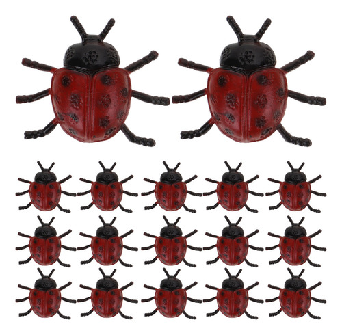 Nuevo 30 Piezas De Juguetes Falsos De Mariquita. Modelos