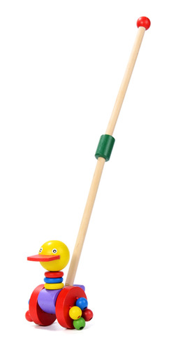 Caminador De Madera Para Bebés, Juguete De Empujar Y Tirar P