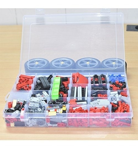 Imagen 2 de 3 de Caja Organizadora Multiuso 36 Compartimentos Botones Costure