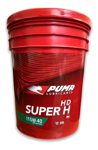 Aceite 15w40 Mineral X 20 Litros Puma Energy Super Hd