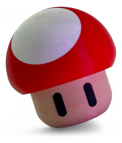 Hongo Recipiente Con Tapa A Rosca De Mario Bros Deco Regalos