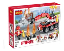 Comprar Bloques Para Armar Cogo Bomberos Fire 3018 Coleccionable 