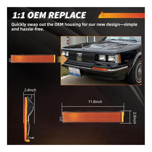 Motrum Burning Marker Light Housing Compatible Con Cutlass 2
