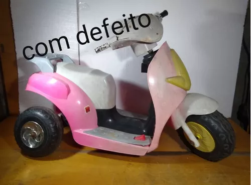 Mini Moto Elétrica Infantil Kawasaki Ninja Rosa