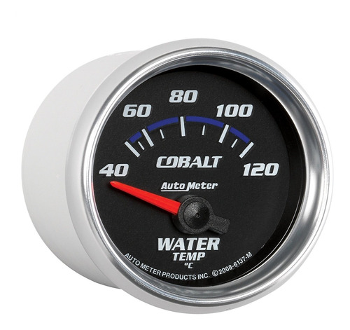 Auto Meter Cobalto Grado Corto Barrer Electrico Temperatura