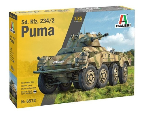  Puma Sd.kfz. 234/2 By Italeri # 6572  1/35