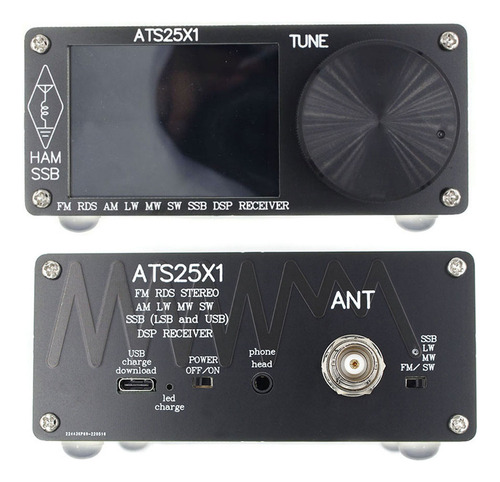Qc Compatible Receptor De Radio Dsp Ats-25x1 Si4732 De
