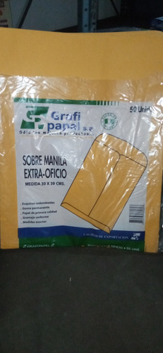 Sobres Extra Oficio (paquetes De 50)