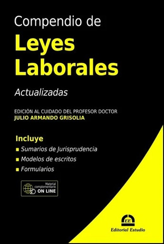 Compendio De Leyes Laborales - Editorial Estudio