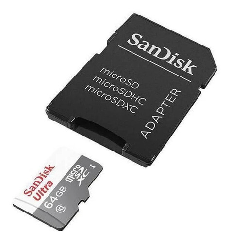 Imagen 4 de 6 de Kit 10 Memoria Micro Sd 64gb Sandisk Clase10 Full Hd Mayoreo